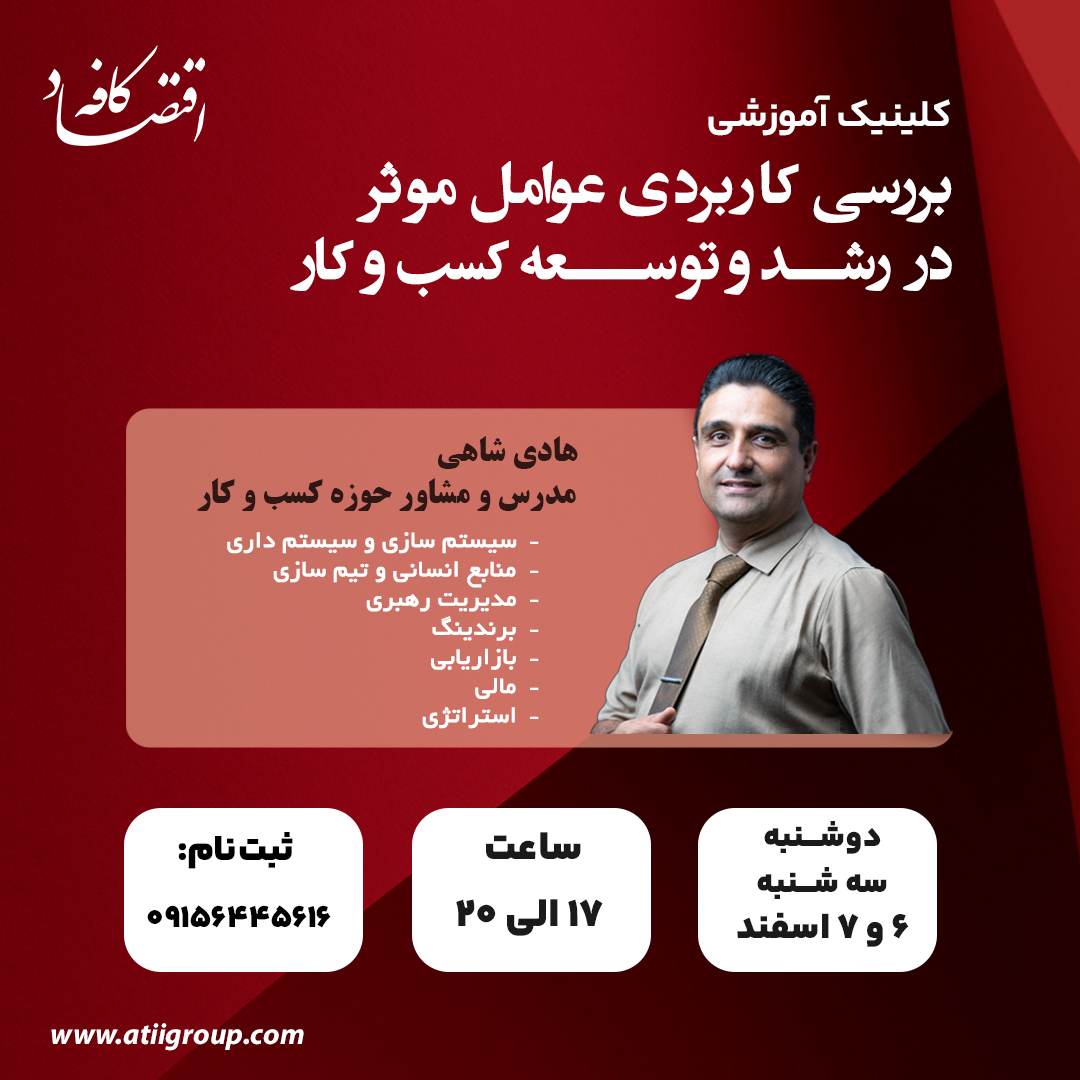 سیستم سازی و سیستم داری - منابع انسانی و تیم سازی- مدیریت - رهبری - برندینگ - بازاریابی - مالی - استراتژی